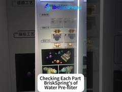 Checking Each Part of BriskSpring’s Water Pre-filter – Focus on Filter Housing & Mesh