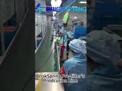A clean and orderly Water Pre Filter production line from Briskspring