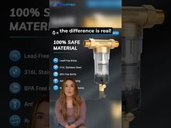 Manual Cleaning Filter Spin Down Sediment for Whole House