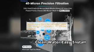 Whole House Water Filter Easy Install