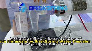 Seeing the Electric Ions' Creation of BriskSpring Water Descaler 2