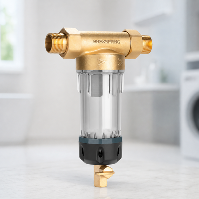 Fourth-Generation Manual Whole-House Water Pre-Filter with 40 μm Filtration Accuracy and Reusable Mesh Filtration