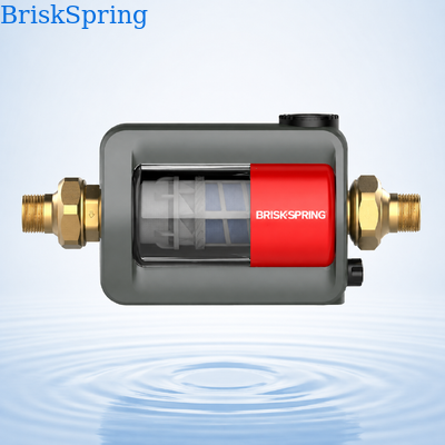 BriskSpring HZ-B-BS 40 Micron Whole House Sediment Pre Filter with SUS316L Stainless Steel Mesh and 7 T/H High Flow Capacity