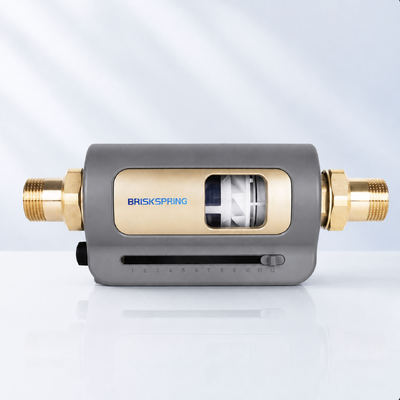 BriskSpring HZ-A 7 T/H 40 Micron Whole House Sediment Pre Filter with 360 Degree Swivel Installation