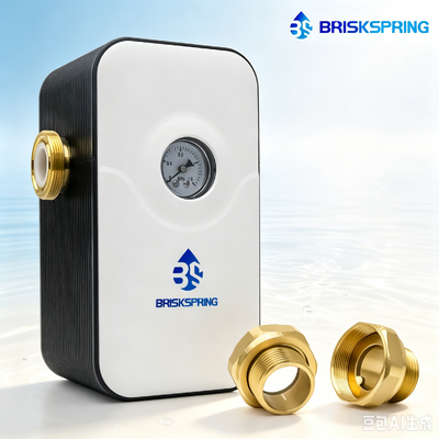 Whole House Water Descaler with H59-1 Brass Construction, 5T/H Flow Rate and NSF Certified for Limescale Prevention