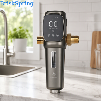 Fully Automatic Whole House Water Prefilter with 40 Micron Precision Filtration and SUS 316L Stainless Steel Mesh