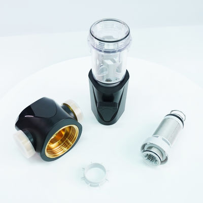 Spin Down Sediment Water Pre-Filter with Scrapper, 40 Micron Reusable Flushable Pre-Filtration System