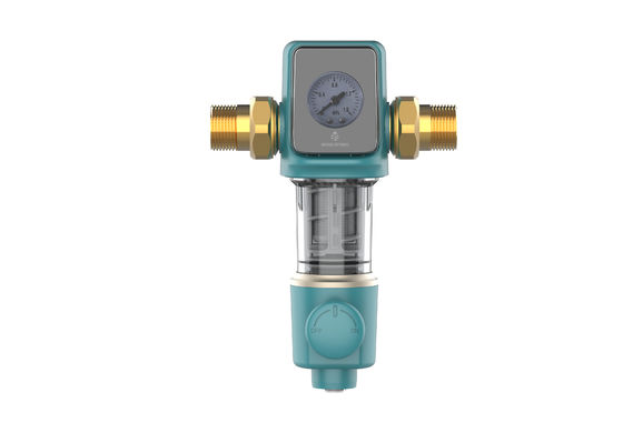 40 Micron Whole House Spin Down Sediment Water Filter With Scraper For City / Tap Water