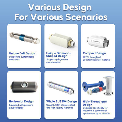 Water Softener And Filter Combo 4T/H Big Flow Water Descaler For Home Municipal Tap Water