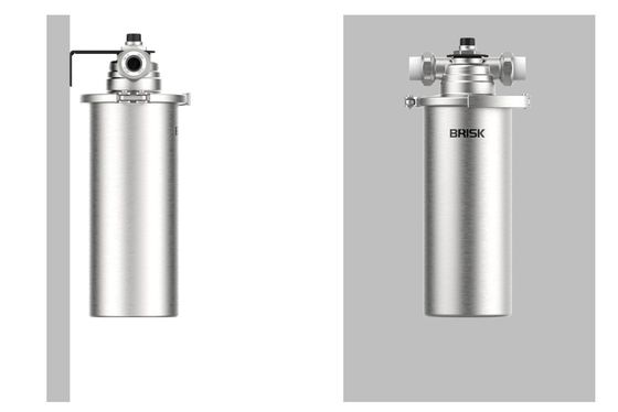Stainless Steel 5-Micron Filtration Pre-Filter with Manual Pressure Relief Valve