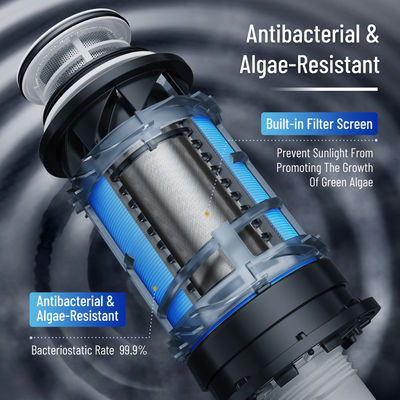 40 100 Microns Whole House Spin Down Sediment Dual Filtration Sediment Prefilter Reusable