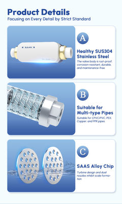 Patent Protected SS304 Electronic Water Descaler for Hard Water