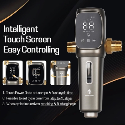 Universal Auto Whole House Self-Cleaning Sediment Purifier for Healthier Water Supply