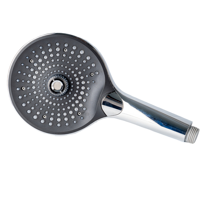 Spa Microbubble Shower Head with G1/2 Universal Connector – Antibacterial Silicone Nozzles, 3-Function Modes, ABS + 304 Stainless Steel
