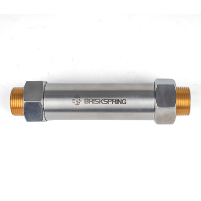 Compact Water Descaler DN25 with 3/4" Thread, Stainless Steel Housing