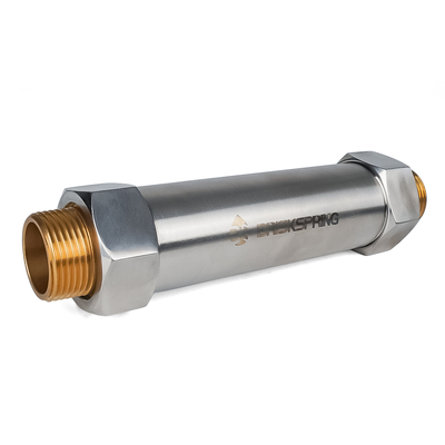 Compact Water Descaler DN25 with 3/4" Thread, Stainless Steel Housing