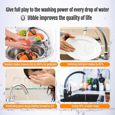 Detergent Residue Reduction Water Saving Micro Nano Bubble Generator For Home Use