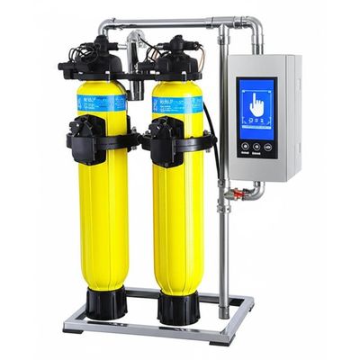 Smart Timer Auto Backwash Water Pre Filter with 40-300μm Filter Rating SUS 316L Stainless Steel Mesh and 6T/H Flow Rate