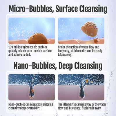 Micro Nano Bubble Faucet Aerator Ultra Fine Bubble Generator with One Hundred Billion per Liter Bubble QTY 0.001-0.1 MM Bubble DIA and 20% Water Saving