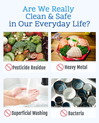 360° Rotatable Micro Nano Bubble Faucet Extender with One Hundred Billion Bubbles per Liter and 0.001-0.1 MM Bubble Diameter for High Efficiency Deep Cleaning