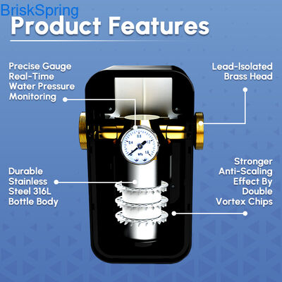 Water Descaler Anti-Limescale Treatment, Eco-Friendly Hard Water Conditioner for Whole House Plumbing