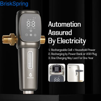 Automatic Backwash Pre Filter Intelligent Sediment Filter, High Flow Prefilter for Villa, Apartment & Household Water Entry