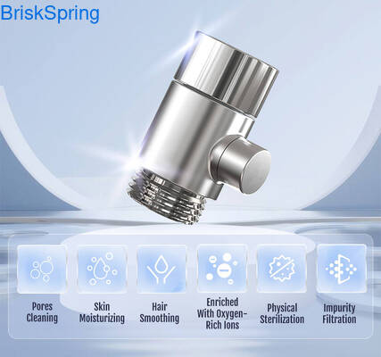 Micro Nano Bubble Generator with 100 Billion Bubbles per Liter 0.001-0.1 mm Bubble Diameter for 20% Water Saving in Showers