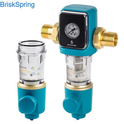 Lightweight Whole House Water Pre Filter with Food Grade Stainless Steel Anti-Block Structure and 22 GPM Flow Rate