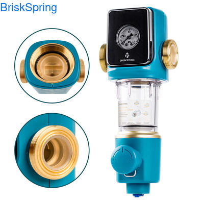 Lightweight Whole House Water Pre Filter with Food Grade Stainless Steel Anti-Block Structure and 22 GPM Flow Rate