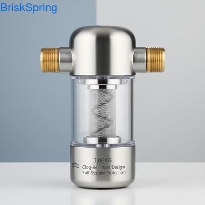 Compact 1.08KG Water Pre Filter with Clog-Resistant Design and Full-System Protection
