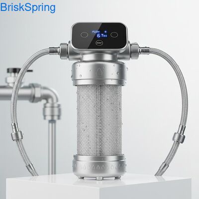 High Flow 6T H 316L Stainless Steel Mesh Water Pre Filter for Whole House with Touch Control