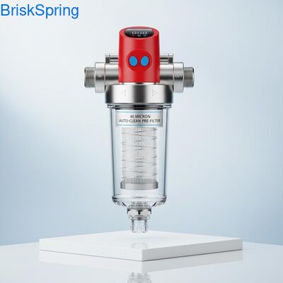 40 Micron Fully Automatic Reusable Spin Down Water Pre Filter for Whole House Sediment Removal