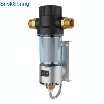 40 Micron Fully Automatic Reusable Spin Down Water Pre Filter for Whole House Sediment Removal