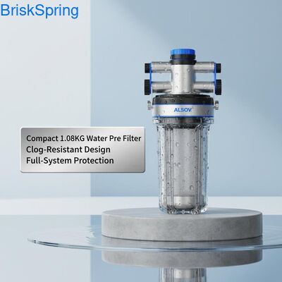 Compact 1.08KG Water Pre Filter with Clog-Resistant Design and Full-System Protection