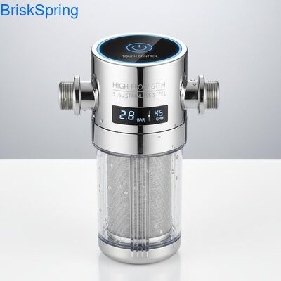 High Flow 6T H 316L Stainless Steel Mesh Water Pre Filter for Whole House with Touch Control