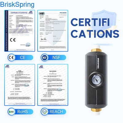 Brass Whole House Water Descaler 5T/H Flow NSF RoHS Certified