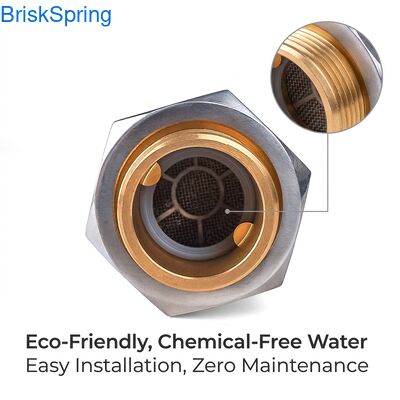 Whole House Saltless Water Conditioner: Reduce Hard Water Scale & Improve Water Quality Without Chemicals or Maintenance