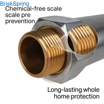 Eco-Friendly Salt-Free Water Descaler System with 10,000 Gallons Capacity and Maintenance-Free Whole House Descaler