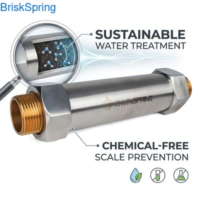 Eco-Friendly Salt-Free Water Descaler System with 10,000 Gallons Capacity and Maintenance-Free Whole House Descaler