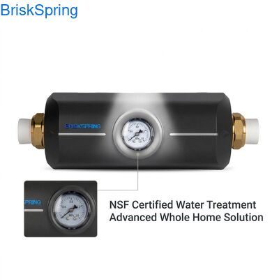 Brass Whole House Water Descaler 5T/H Flow NSF RoHS Certified