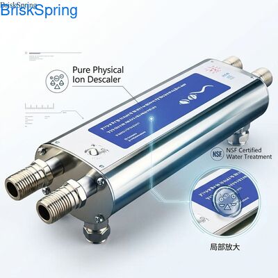 Pure Physical Ion Polarization Technology Water Descaler with 17-23.5L/Min Flow Rate and NSF, RoHS, SGS, CE Certification for Whole House Water Scale Inhibition