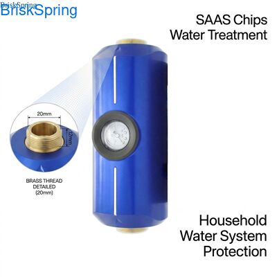 Durable Water Safety Water Softener Descaler with SAAS Chips for Household Water Systems