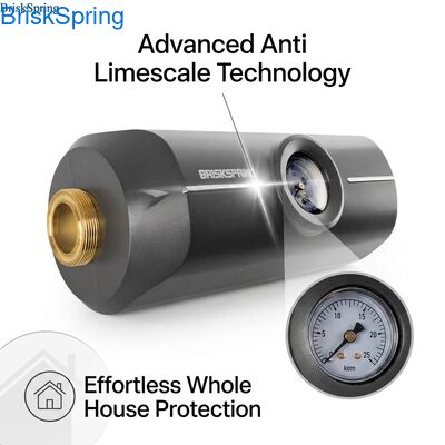 Saltless Water Descaler System for Home – Eco-Friendly Physical Technology, No Chemicals or Salt Needed