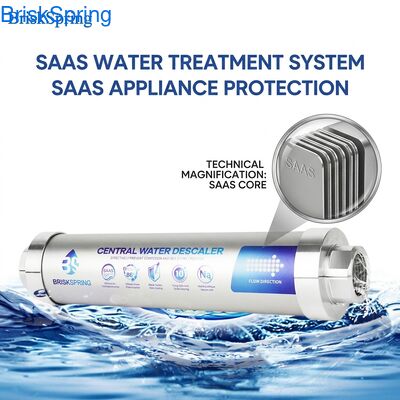 SAAS Technology Washer Protection Water Descaler With Whole House Scale Inhibition Physical Anti Scaling System
