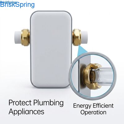 NSF-Certified High-Performance Self-Powered Water Descaler for Whole-House Use