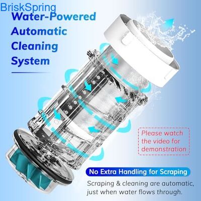 Whole House Spin Down Sediment Water Filter with 40 & 300 Micron Reusable Pre-Filter