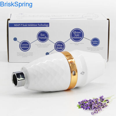 High Efficiency Shower Water Filter with Multi-Stage Filtration Removes Chlorine and Heavy Metals at 16 L/min Flow Rate