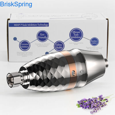 High Flow Rate Shower Filter with Multi-Stage Filtration and Vitamin C Infusion for Hard Water
