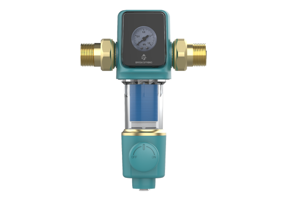 Upgraded Spin Down Sediment Water Pre Filter with Stacked Disc Filtration Technology and Automatic Self-Cleaning for 22 GPM Flow Rate