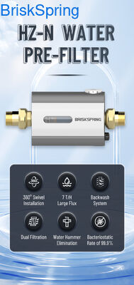 HZ-N Whole House Sediment Pre-Filter with 40 μm Filtration Precision and 7 t/h Flow Rate